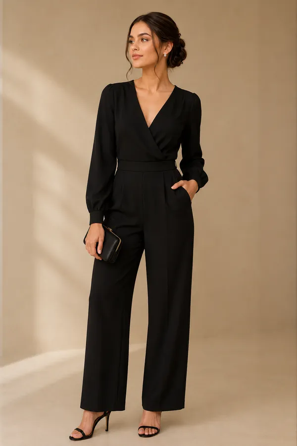 Black_Wrap_Style_Jumpsuit_for_Women