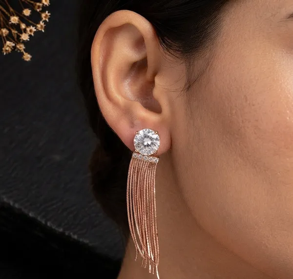 Rose_Gold_Clear_Stone_Tassel_Earrings_for_Women