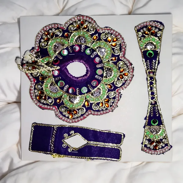 Dark_Purple_Cotton_Silk_Flower_Poshak_For_Laddu_Gopal_Ji