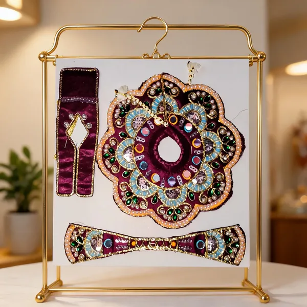 Magenta_Cotton_Silk_Flower_Poshak_For_Laddu_Gopal_Ji