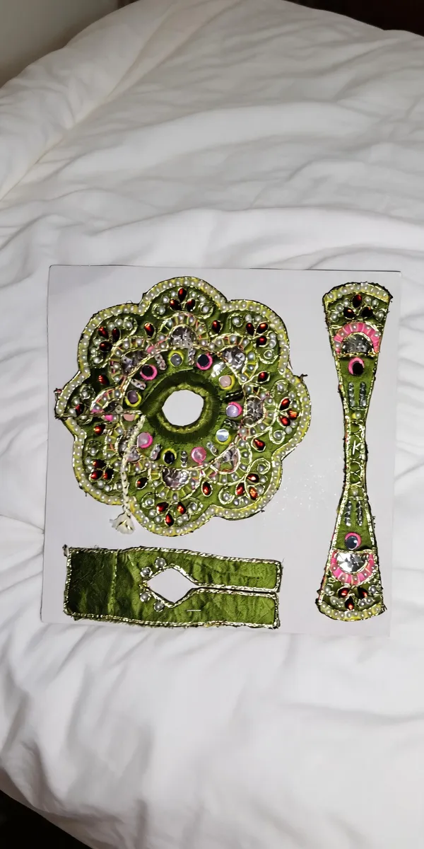 Green_Cotton_Silk_Flower_Poshak_For_Laddu_Gopal_Ji