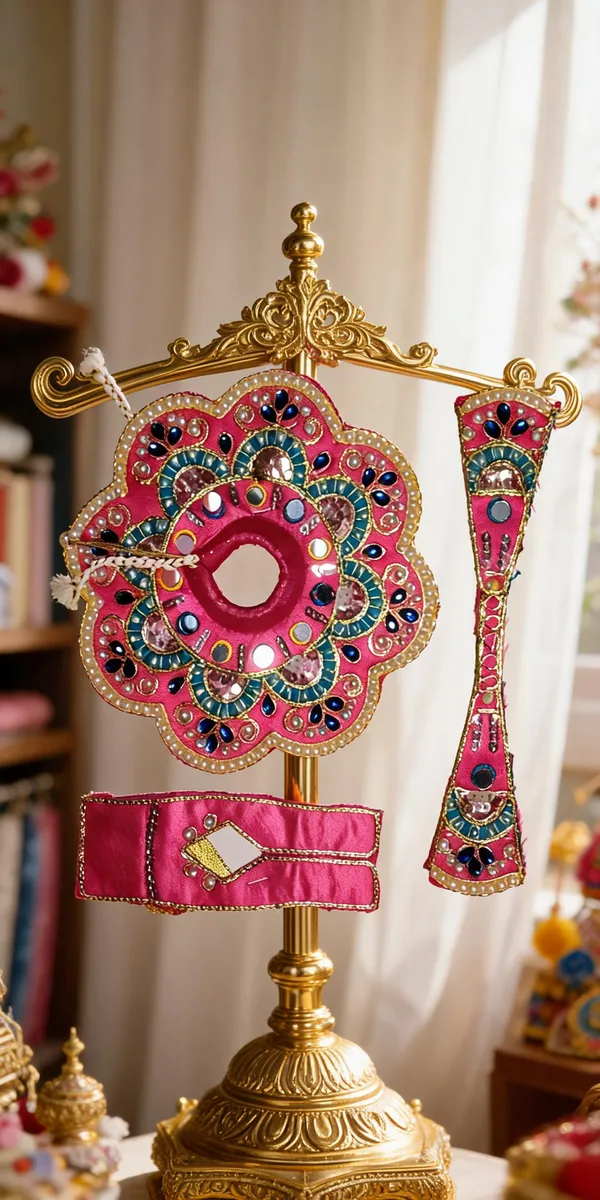 Pink_Cotton_Silk_Flower_Poshak_For_Laddu_Gopal_Ji