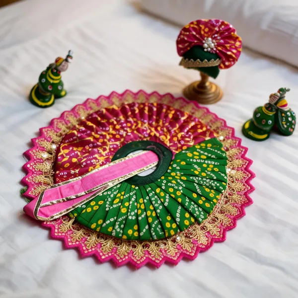 Magenta_Green_Cotton_Silk_Poshak_For_Laddu_Gopal_Ji