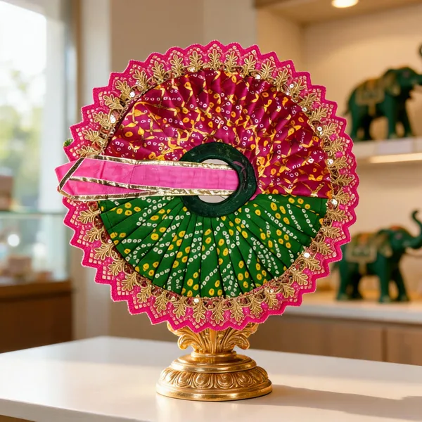 Magenta_Green_Cotton_Silk_Poshak_For_Laddu_Gopal_Ji