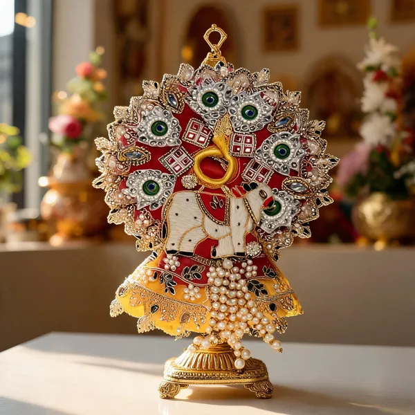 Cow_Print_Silk_Net_Poshak_For_Laddu_Gopal_Ji