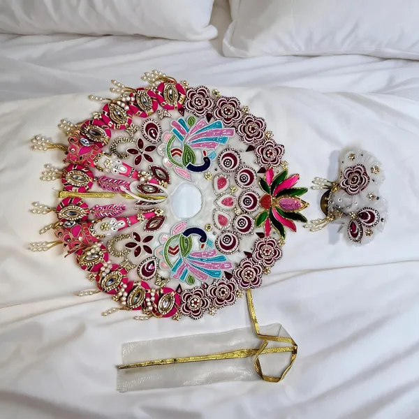 Pink_Cone_Silk_Net_Poshak_For_Laddu_Gopal_Ji