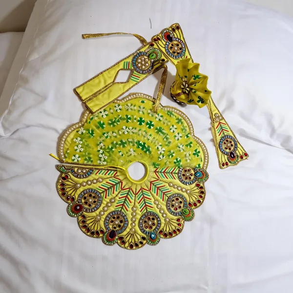 Yellow_Stone-Work_Silk_Net_Poshak_For_Laddu_Gopal_Ji