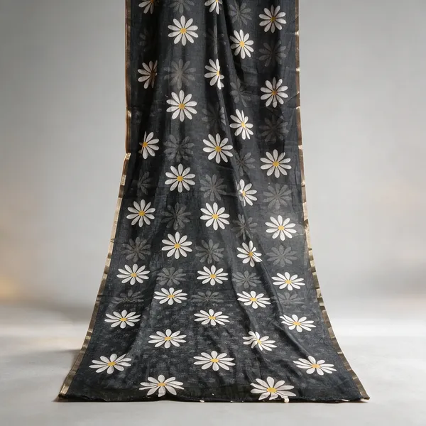 Black_Floral_Print_Saree_For_Women