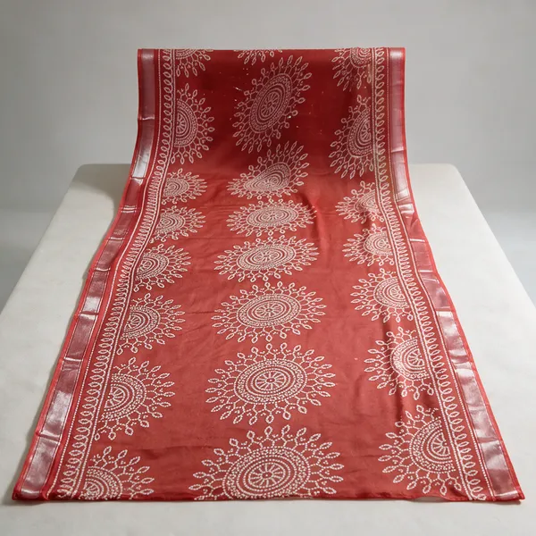 Red_Printed_Saree_For_Women