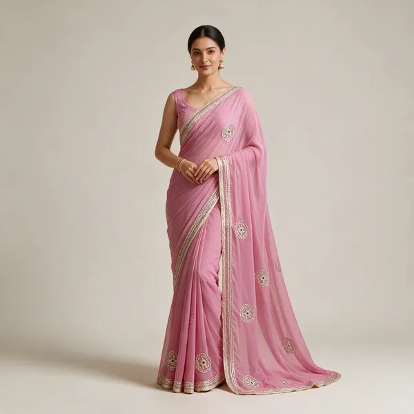 Pink_Sheer_Embellished_Saree_For_Women