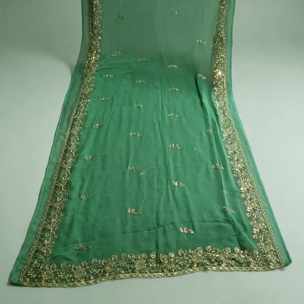 Green_Embellished_Saree_For_Women