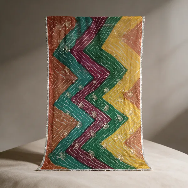 Multicolor_Embroidered_Saree_For_Women