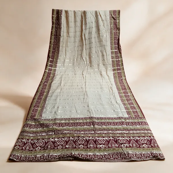 Cream_Printed_Saree_For_Women