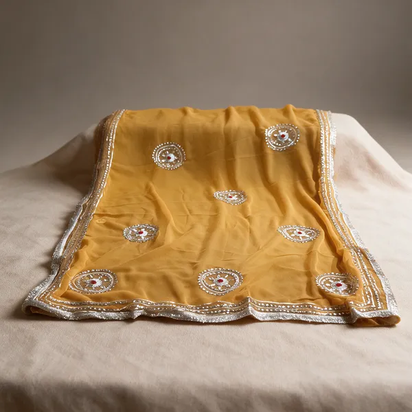 Mustard_Embellished_Saree_For_Women