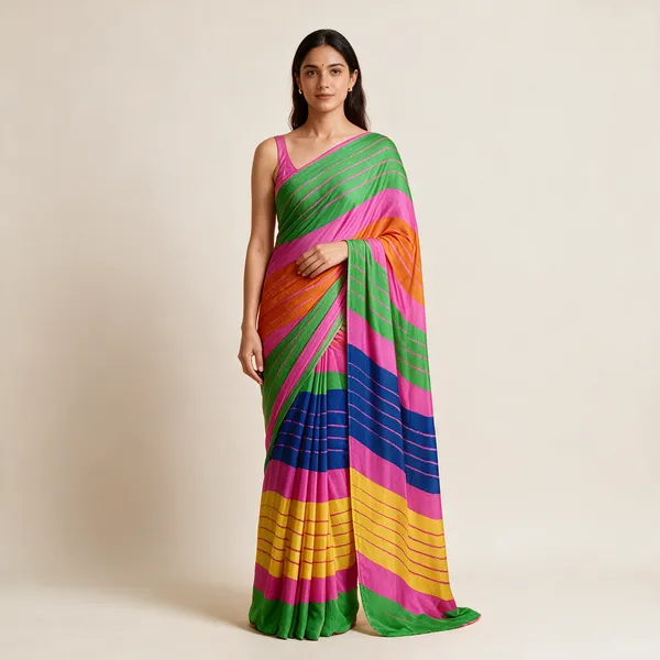 Multicolor_Printed_Saree_For_Women