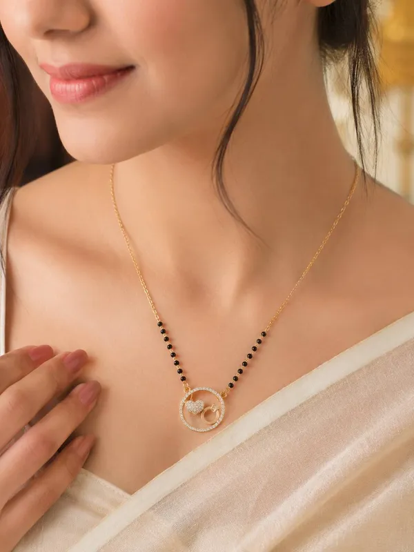 Rose_Gold-Tone_Black_Beaded_Pendant_Necklace_for_Women