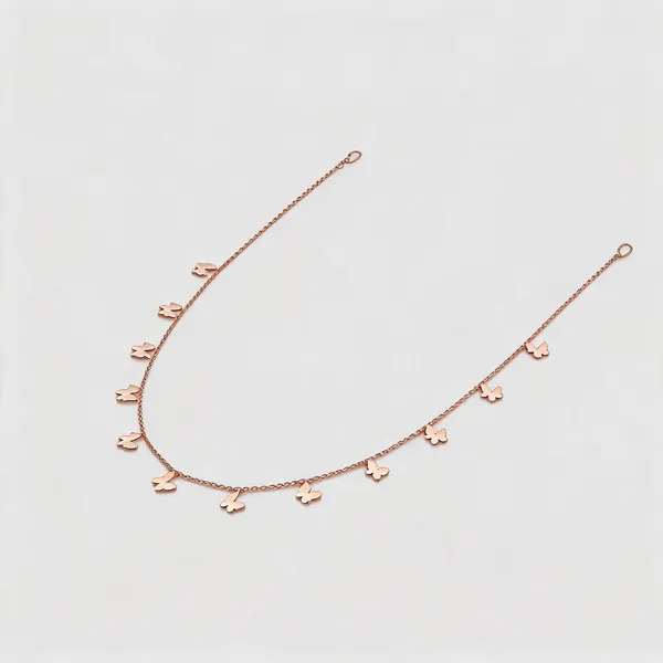 Rose_Gold_Tone_Metal_Butterfly_Charm_Necklace_For_Women