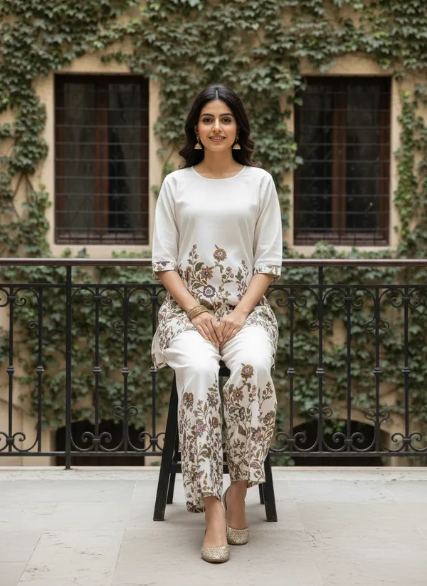 Ivory_Khadi_Cotton_Straight_Floral_Print_Kurta_Set_For_Women