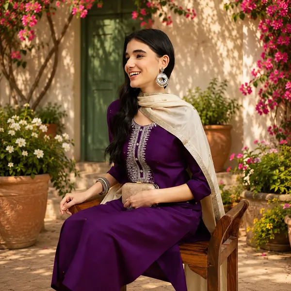 Purple_Rayon_Slub_Straight_Three_Piece_Kurta_Set_For_Women