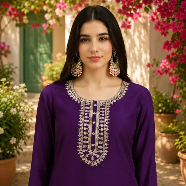 Purple_Rayon_Slub_Straight_Three_Piece_Kurta_Set_For_Women