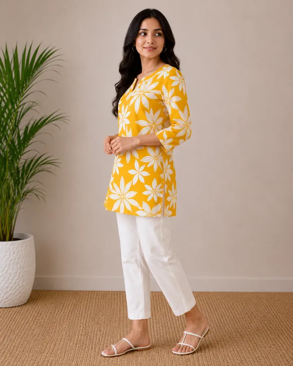 Yellow_Floral_Straight_Kurta_for_Women