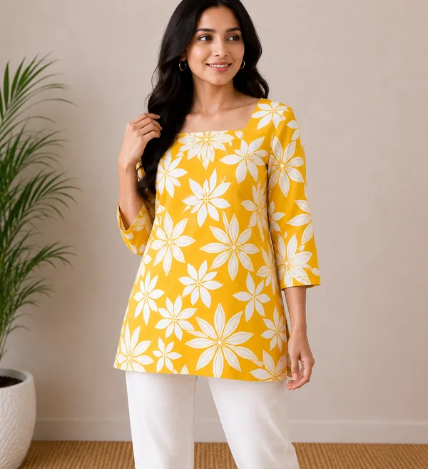 Yellow_Floral_Straight_Kurta_for_Women
