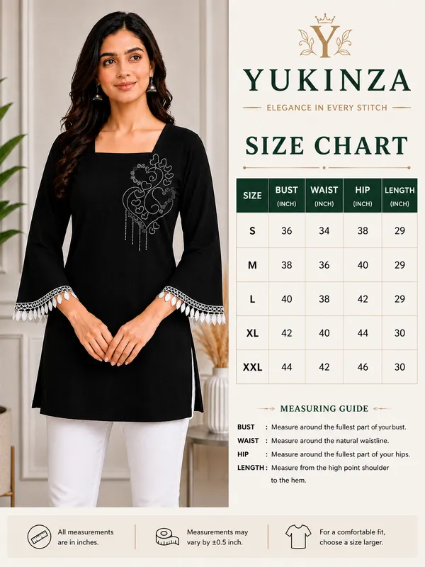 Black_Embellished_Straight_Kurti_for_Women