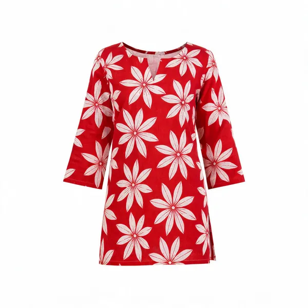 Red_Floral_Print_Straight_Kurta_for_Women