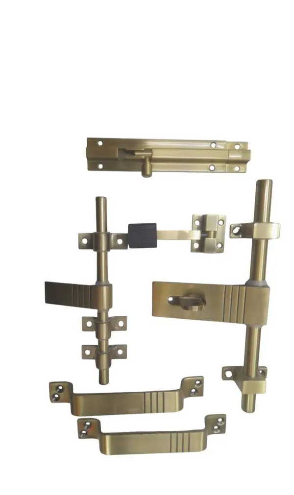 Gold_Finish_Door_Bolt_And_Handle_Hardware_Set