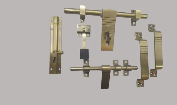 Brass_Classic_Door_Bolt_Handle_Hardware_Set_Gold