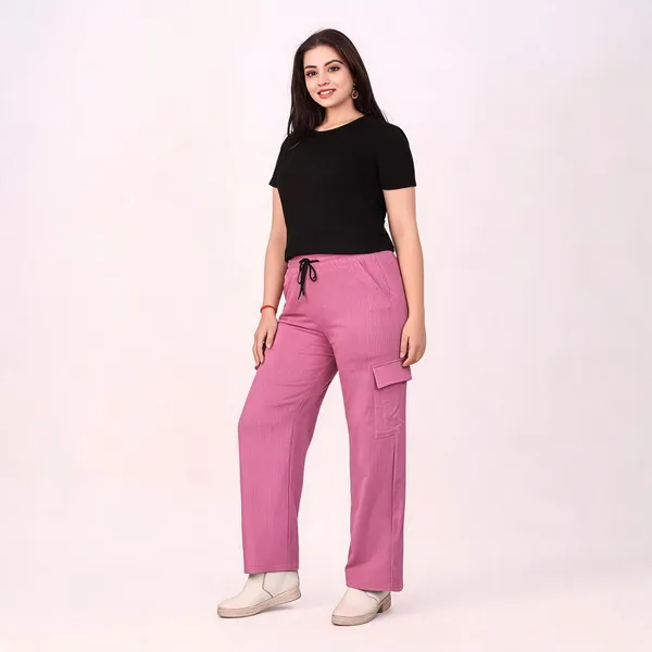Pink_Polyester_Lycra_Night_Pant_For_Women