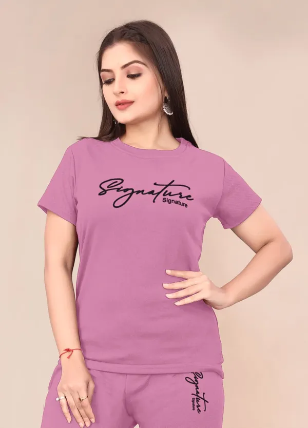 Mauve_Polyester_Lycra_Night_Wear_For_Women