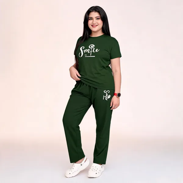 Green_Polyester_Lycra_Night_Wear_For_Women
