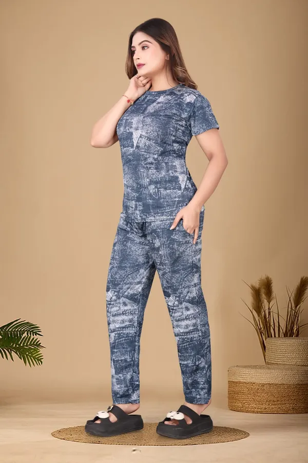 Blue_Lycra_Night_Wear_For_Women