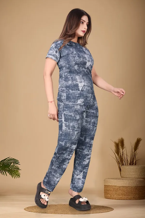 Blue_Lycra_Night_Wear_For_Women