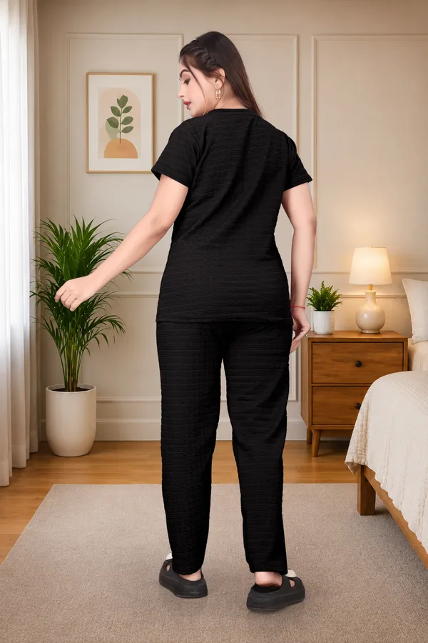 Black_Rolex_Polyester_Lycra_Night_Wear_For_Women