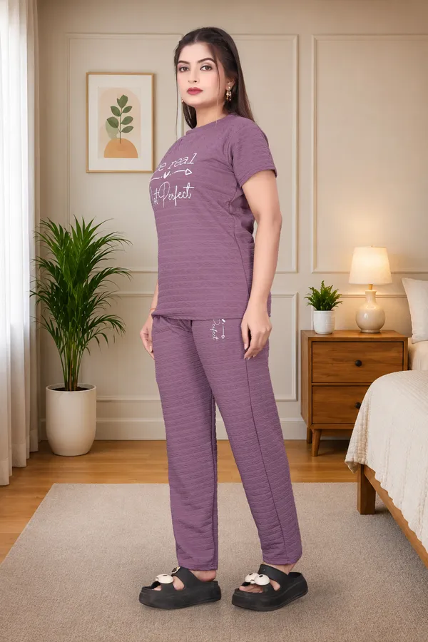 Dusty_Purple_Rolex_Polyester_Lycra_Night_Wear_For_Women