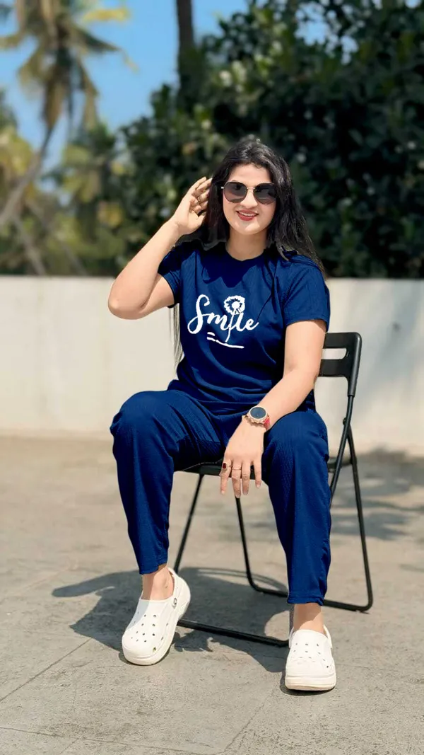 Navy_Blue_Polyester_Lycra_Night_Wear_For_Women