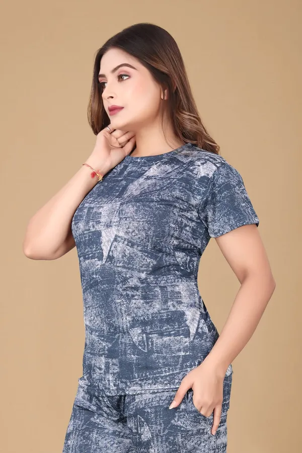 Blue_Lycra_Night_Wear_For_Women