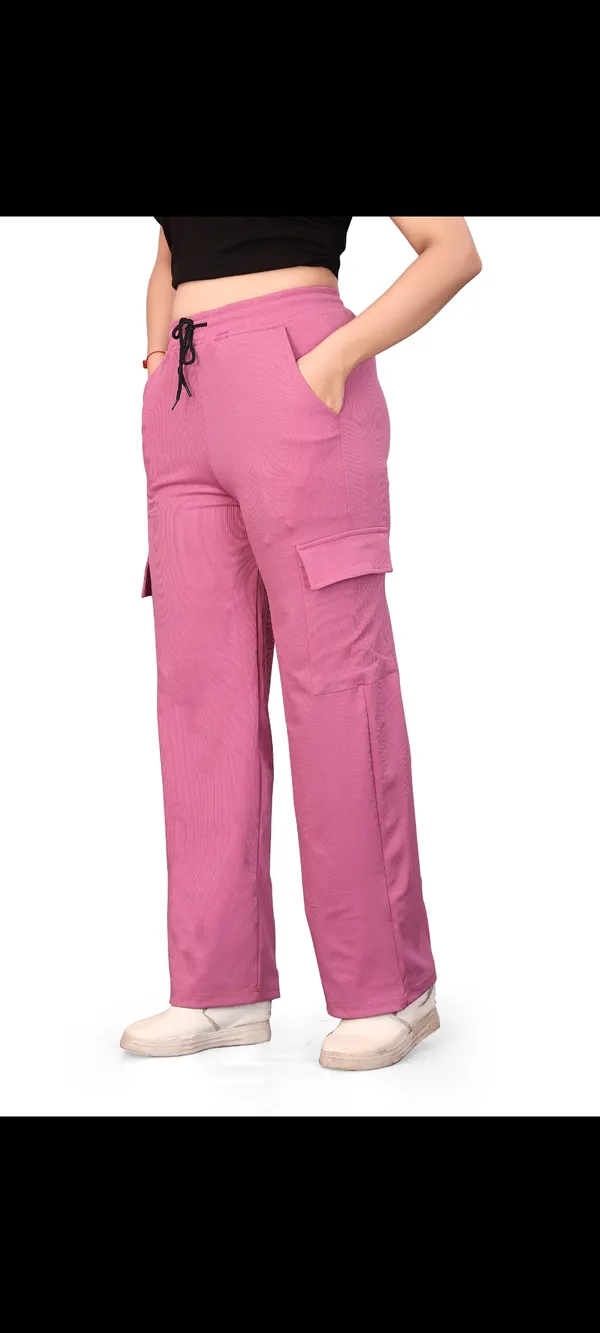 Pink_Polyester_Lycra_Night_Pant_For_Women