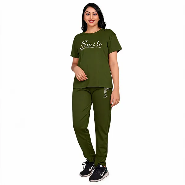 Green_Polyester_Lycra_Night_Wear_For_Women