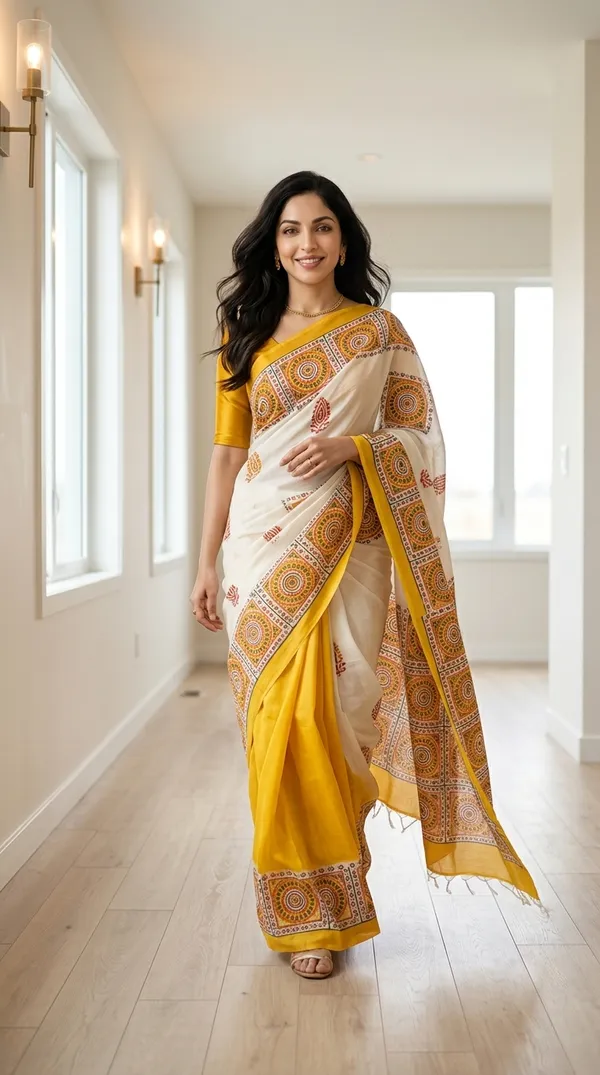 Surya_Mandala_from_Rangavali_Collection_-_Cotton_Block_Printed_Sarees_by_Adibani