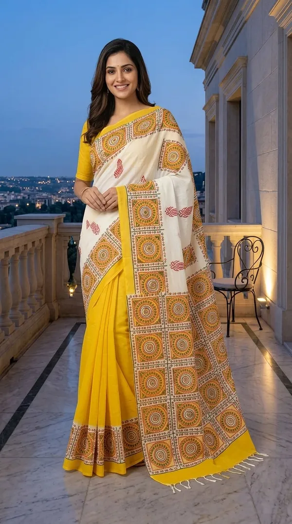 Surya_Mandala_from_Rangavali_Collection_-_Cotton_Block_Printed_Sarees_by_Adibani