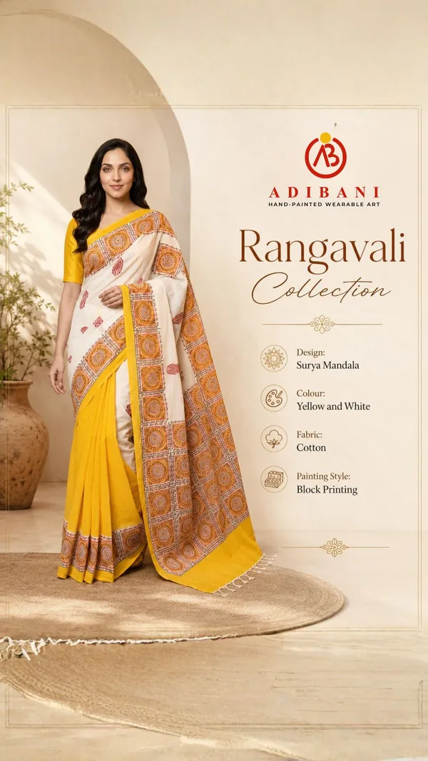 Surya_Mandala_from_Rangavali_Collection_-_Cotton_Block_Printed_Sarees_by_Adibani