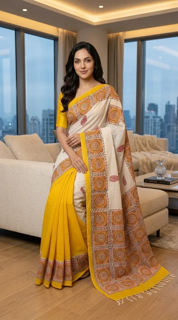 Surya_Mandala_from_Rangavali_Collection_-_Cotton_Block_Printed_Sarees_by_Adibani