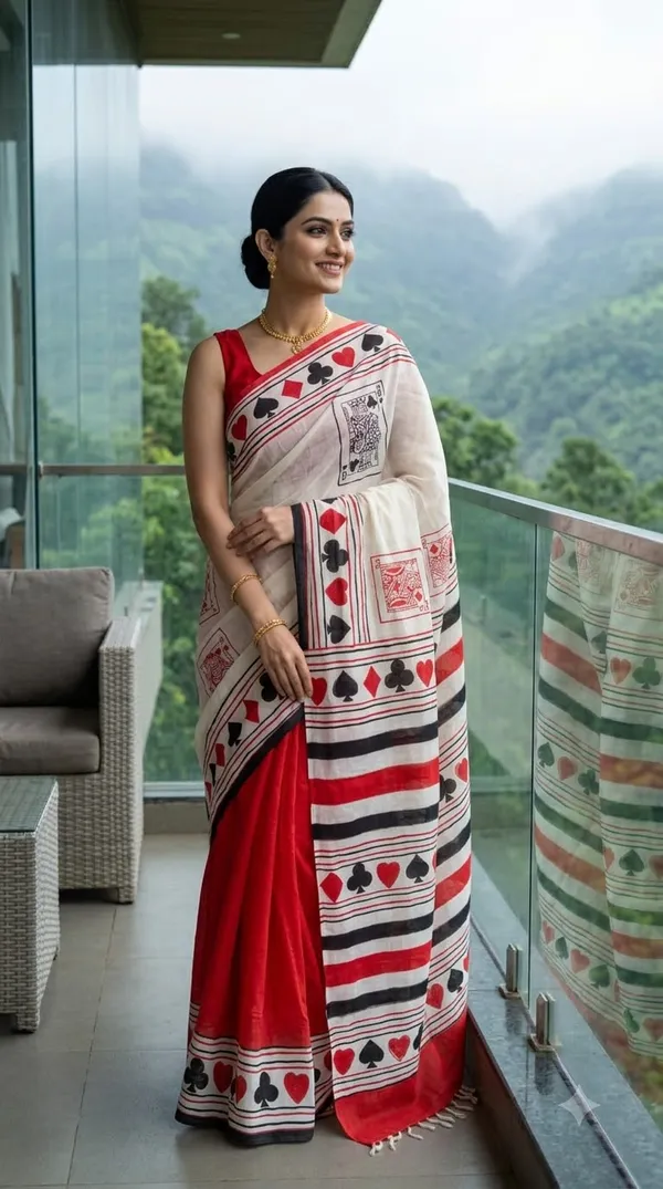 Queen's_Play_from_Rangavali_Collection_-_Cotton_Block_Printed_Sarees_by_Adibani