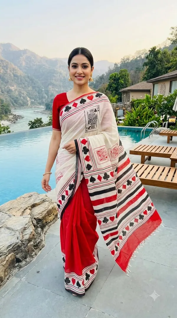 Queen's_Play_from_Rangavali_Collection_-_Cotton_Block_Printed_Sarees_by_Adibani