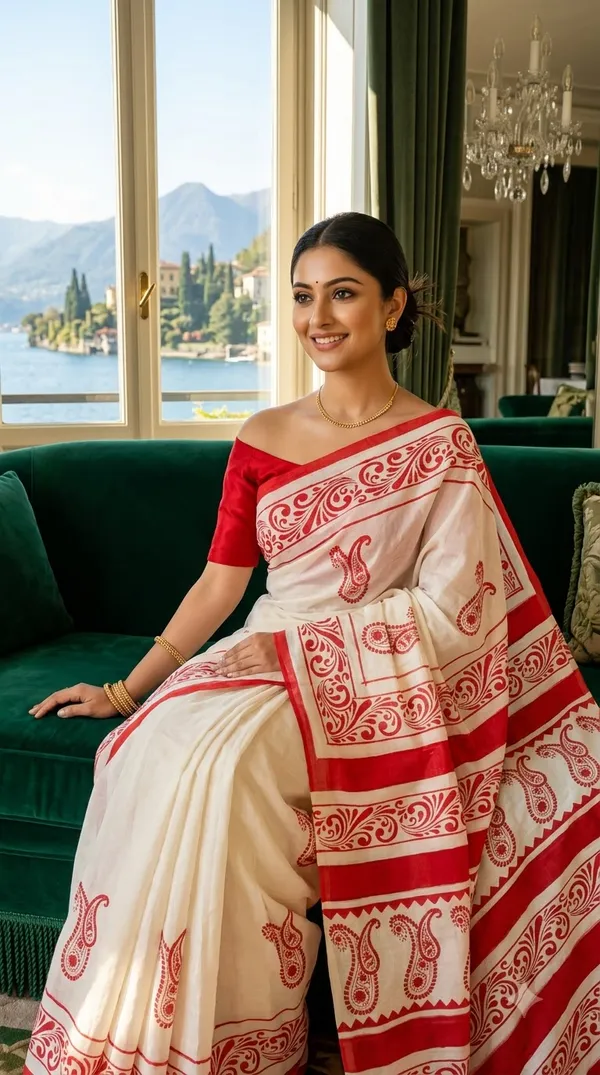 Crimson_Paisley_from_Rangavali_Collection_-_Cotton_Block_Printed_Sarees_by_Adibani