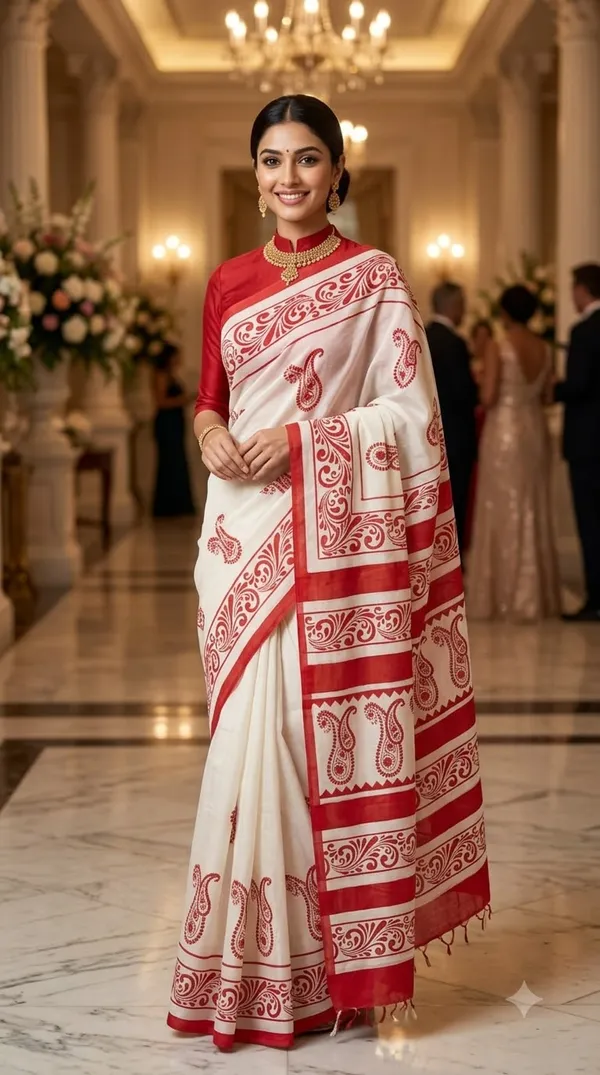 Crimson_Paisley_from_Rangavali_Collection_-_Cotton_Block_Printed_Sarees_by_Adibani