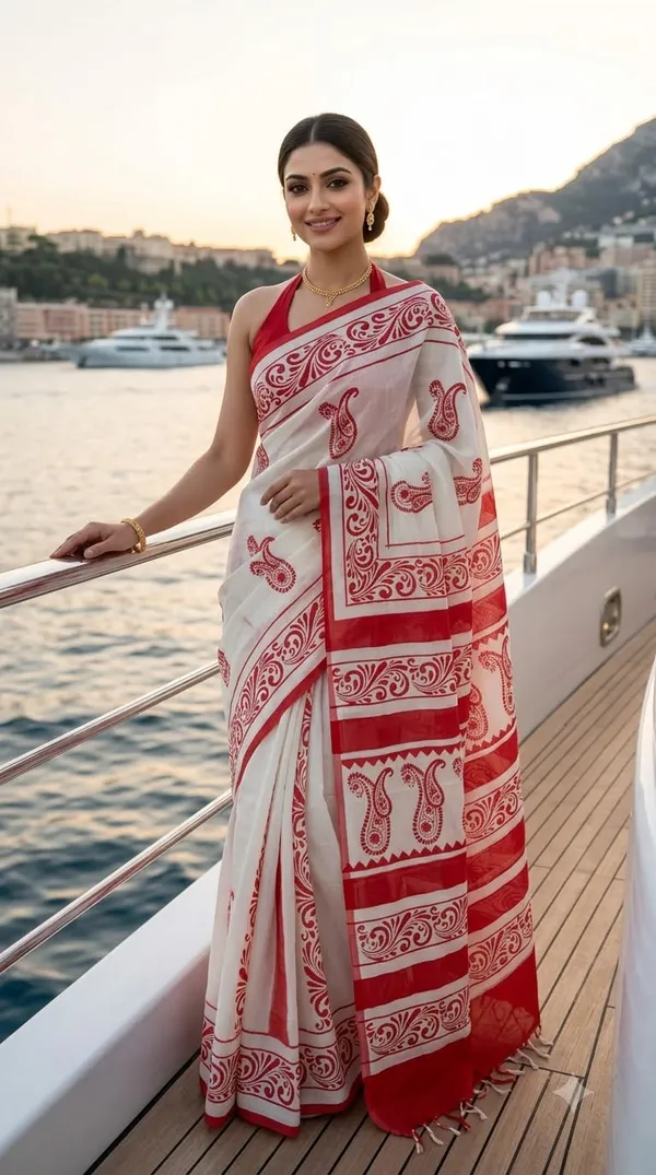 Crimson_Paisley_from_Rangavali_Collection_-_Cotton_Block_Printed_Sarees_by_Adibani